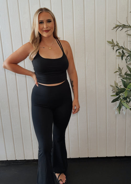Graphite Flare Leggings
