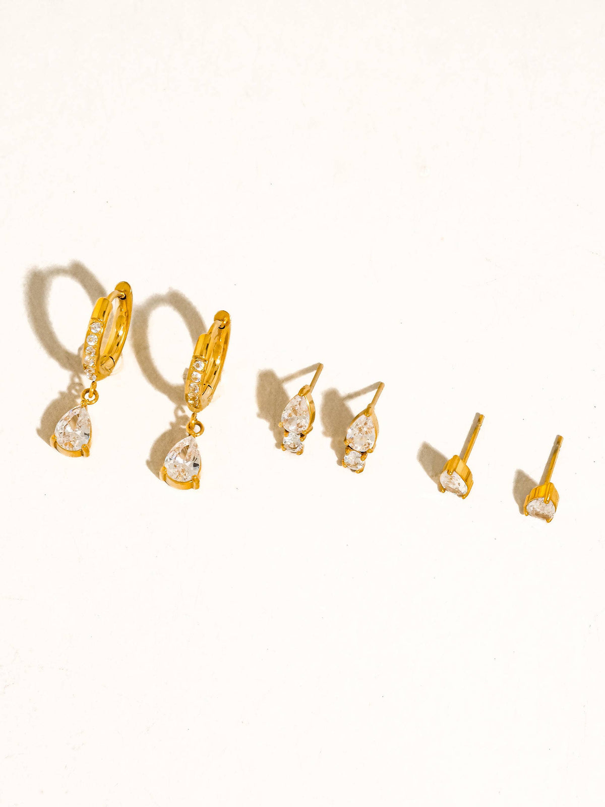 Delicately Stacked Earring Set