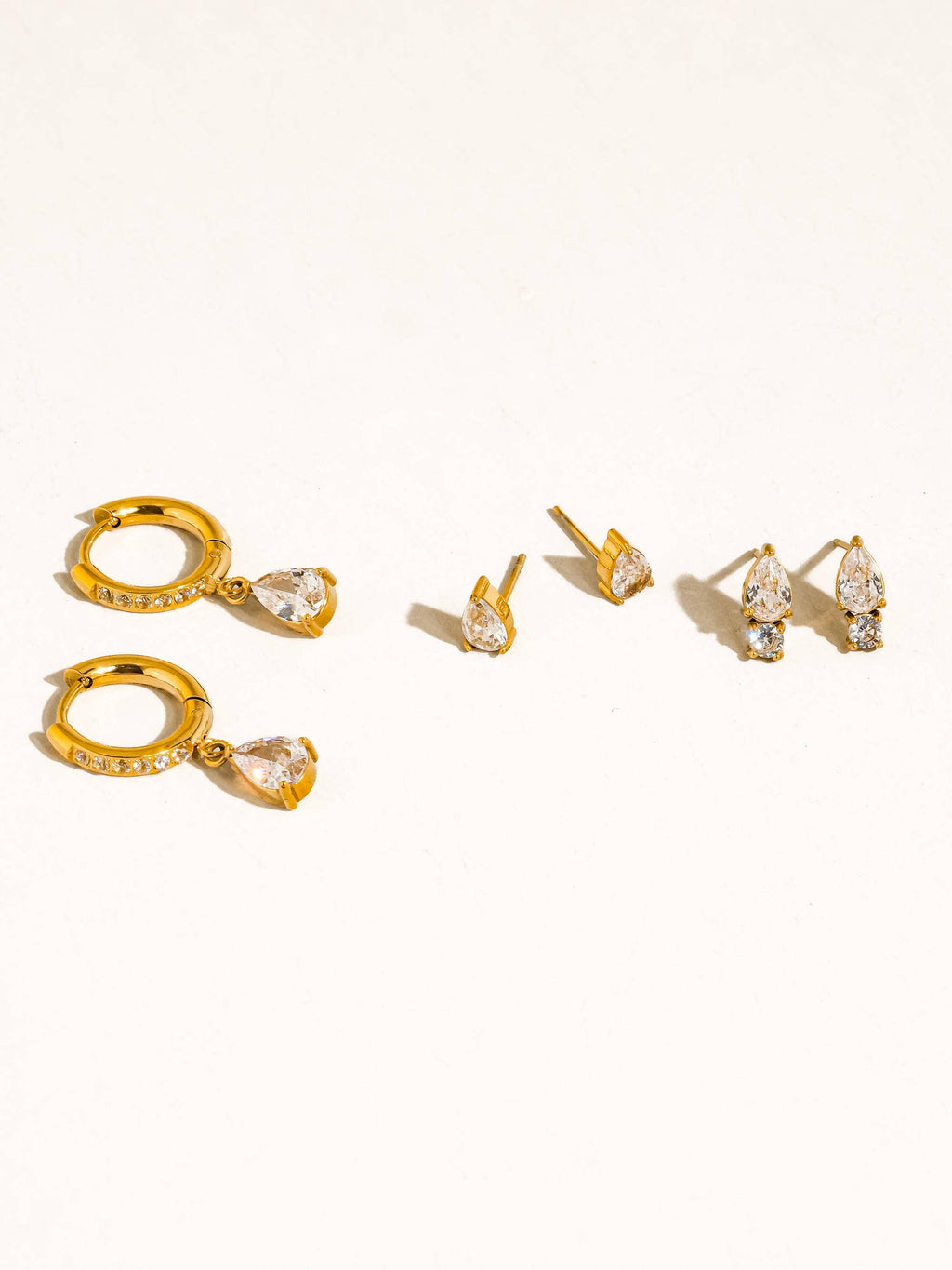 Delicately Stacked Earring Set