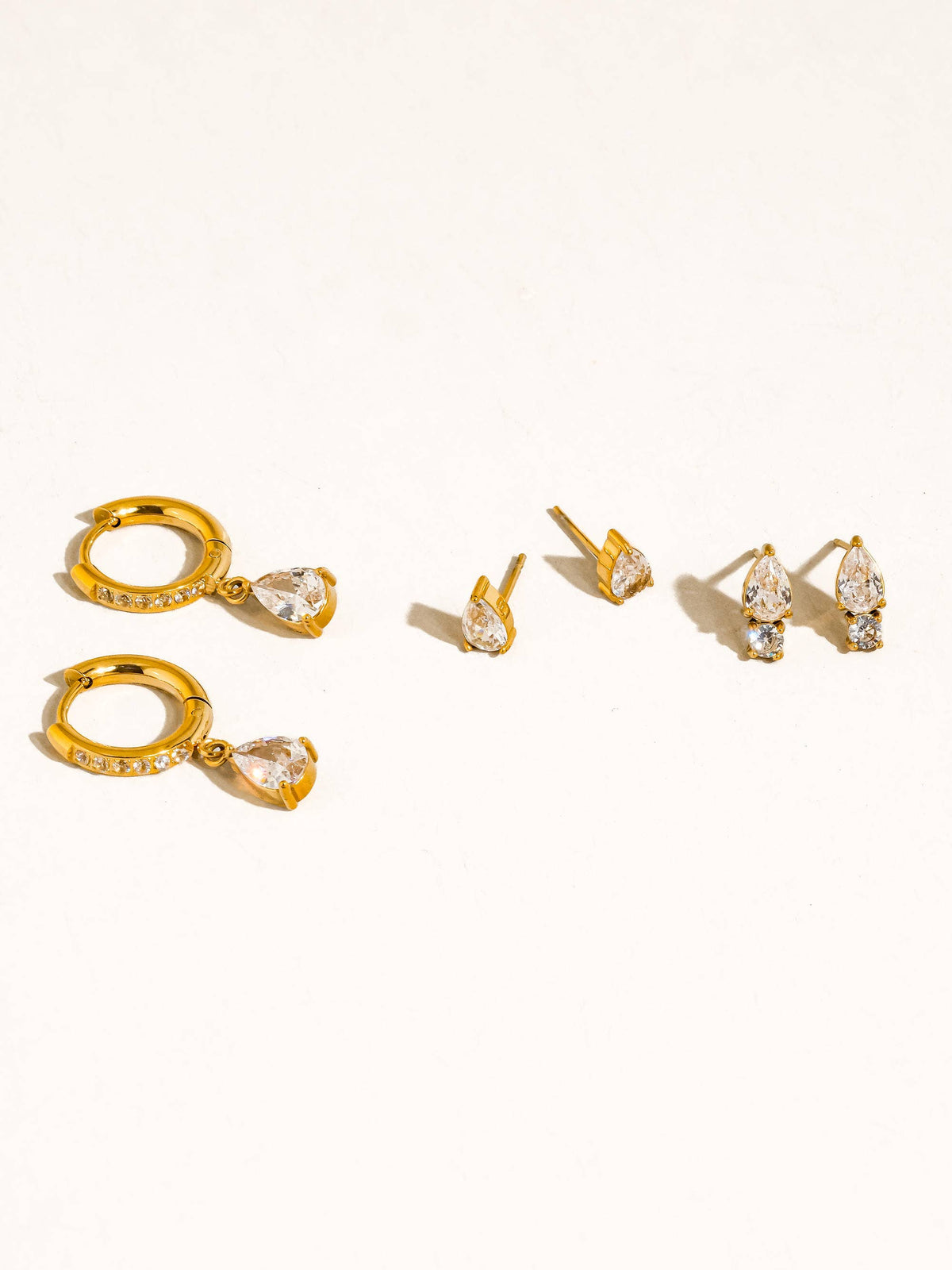 Delicately Stacked Earring Set