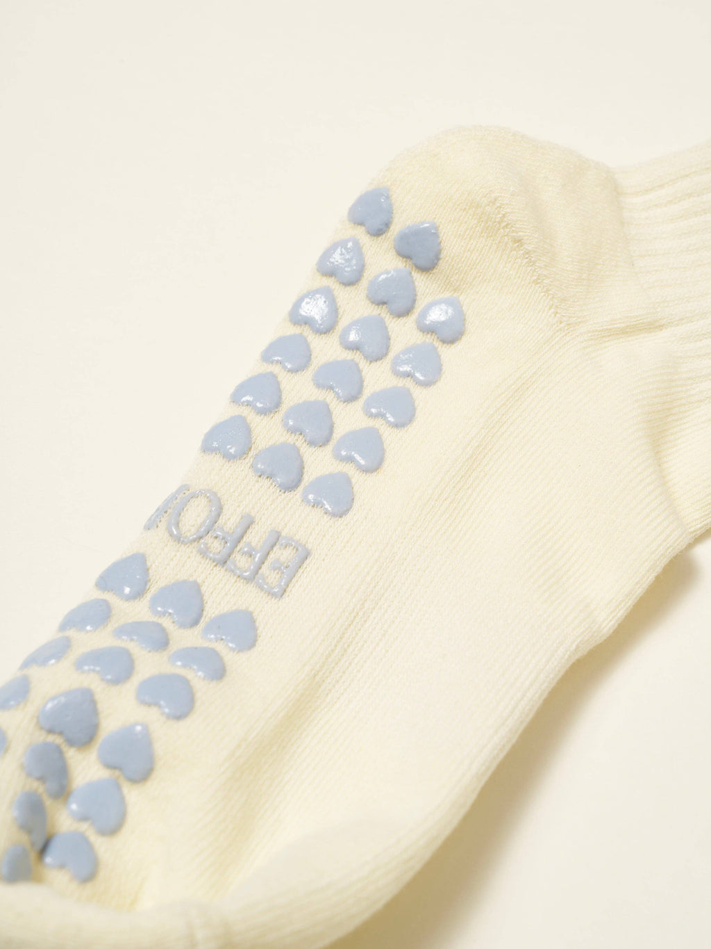 The Dusty Blue Bow Pilates Socks