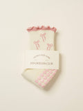 The Blush Pink Bow Pilates Socks